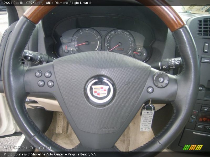 White Diamond / Light Neutral 2004 Cadillac CTS Sedan
