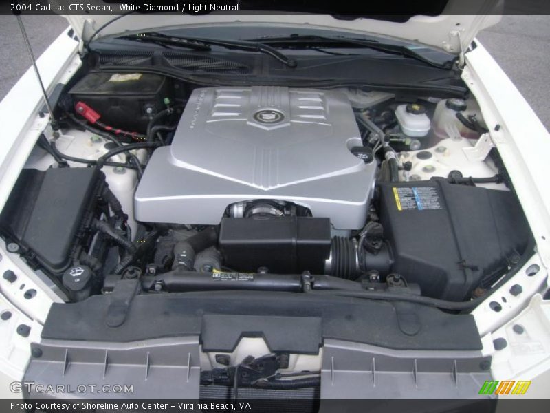 White Diamond / Light Neutral 2004 Cadillac CTS Sedan