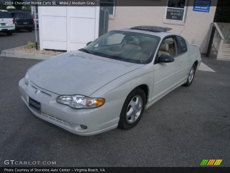 White / Medium Gray 2004 Chevrolet Monte Carlo SS