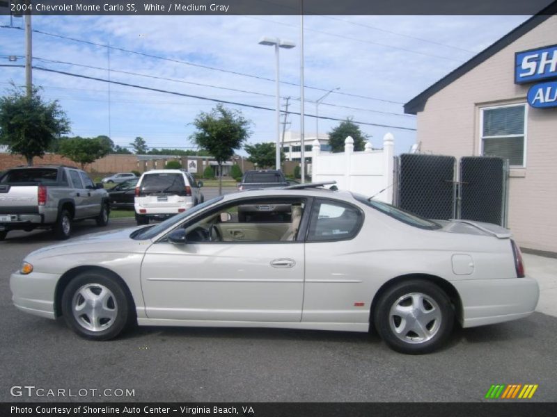 White / Medium Gray 2004 Chevrolet Monte Carlo SS
