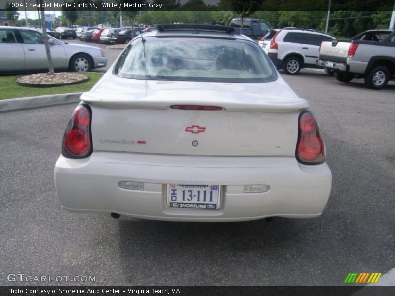 White / Medium Gray 2004 Chevrolet Monte Carlo SS