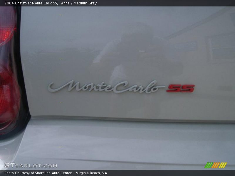 White / Medium Gray 2004 Chevrolet Monte Carlo SS