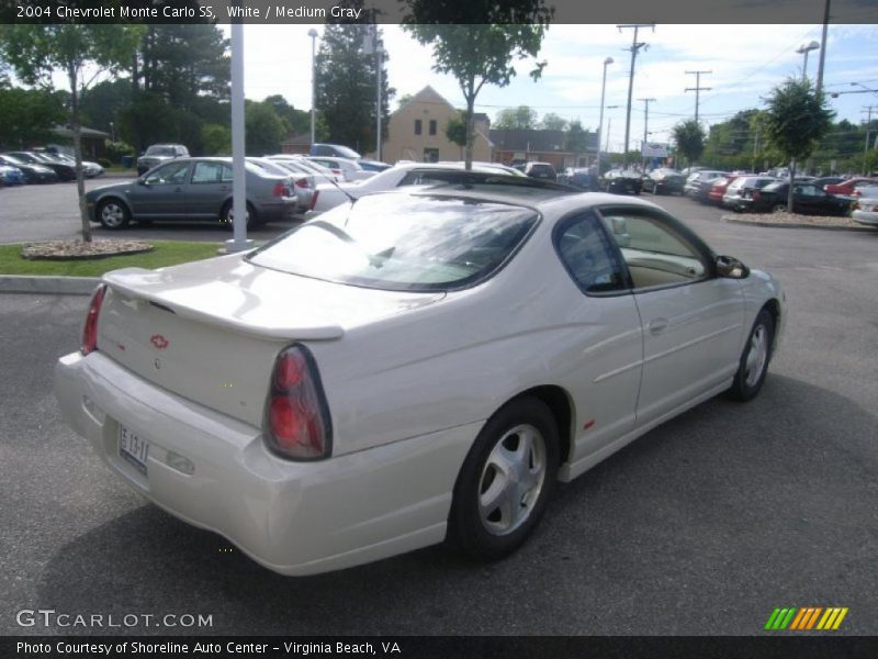 White / Medium Gray 2004 Chevrolet Monte Carlo SS