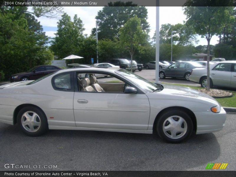 White / Medium Gray 2004 Chevrolet Monte Carlo SS