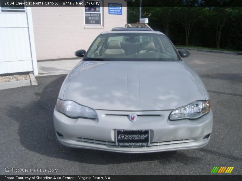 White / Medium Gray 2004 Chevrolet Monte Carlo SS