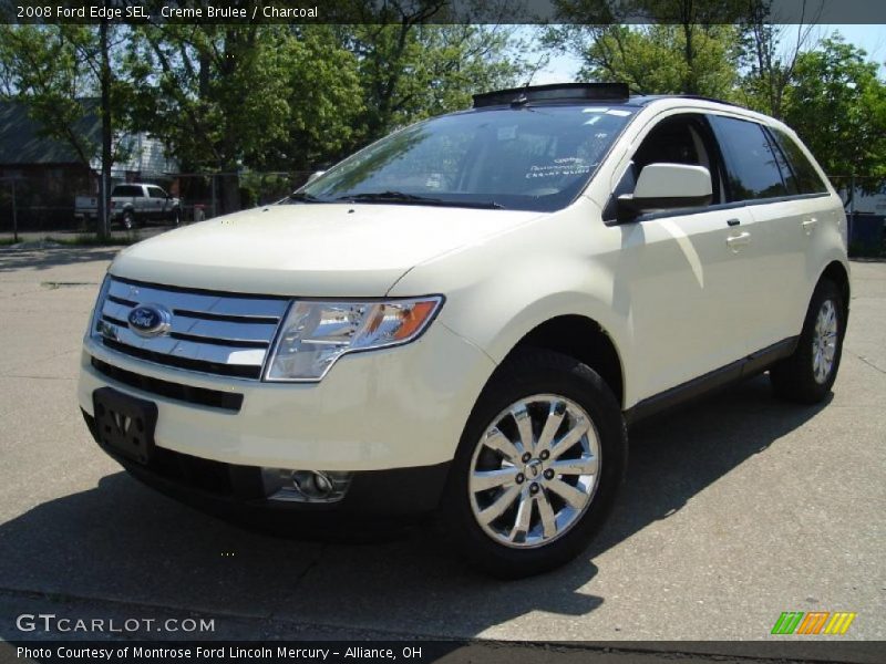 Creme Brulee / Charcoal 2008 Ford Edge SEL