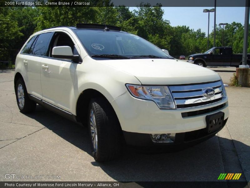 Creme Brulee / Charcoal 2008 Ford Edge SEL