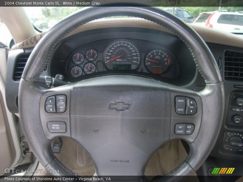 White / Medium Gray 2004 Chevrolet Monte Carlo SS