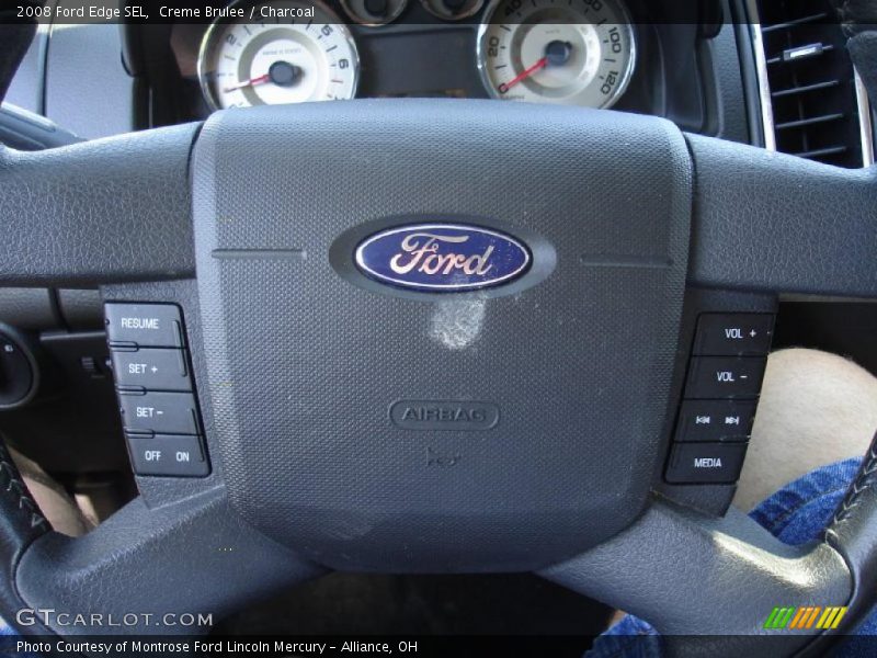 Creme Brulee / Charcoal 2008 Ford Edge SEL