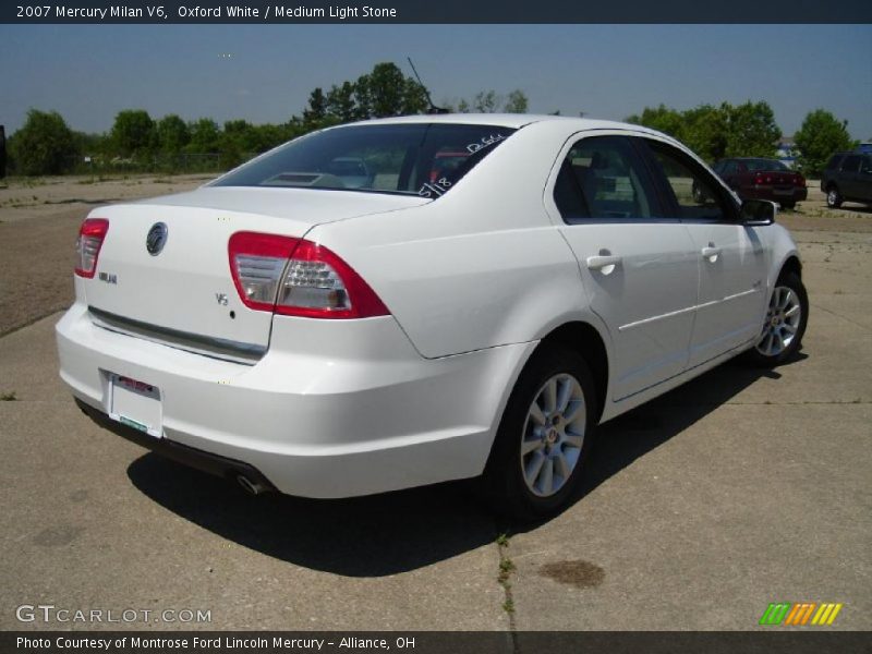 Oxford White / Medium Light Stone 2007 Mercury Milan V6
