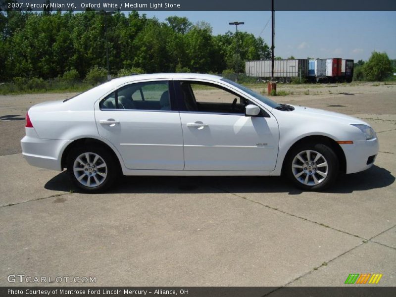 Oxford White / Medium Light Stone 2007 Mercury Milan V6