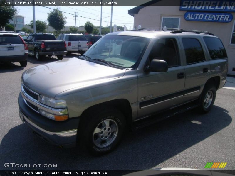 Light Pewter Metallic / Tan/Neutral 2001 Chevrolet Tahoe LS 4x4
