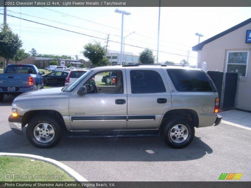 Light Pewter Metallic / Tan/Neutral 2001 Chevrolet Tahoe LS 4x4