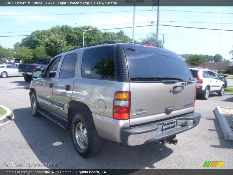 Light Pewter Metallic / Tan/Neutral 2001 Chevrolet Tahoe LS 4x4