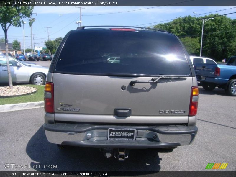 Light Pewter Metallic / Tan/Neutral 2001 Chevrolet Tahoe LS 4x4