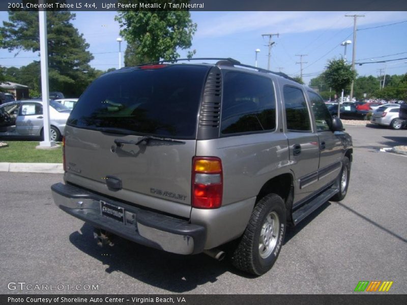 Light Pewter Metallic / Tan/Neutral 2001 Chevrolet Tahoe LS 4x4