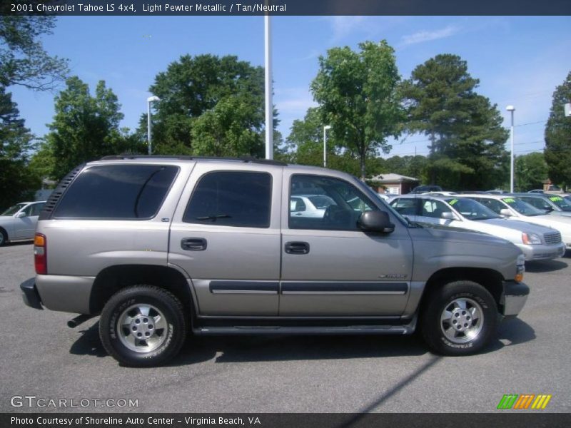 Light Pewter Metallic / Tan/Neutral 2001 Chevrolet Tahoe LS 4x4
