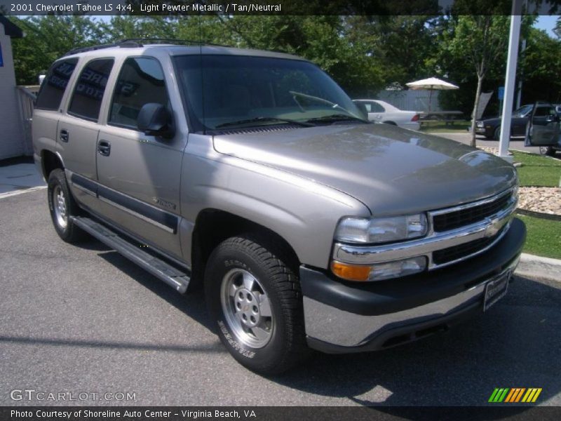 Light Pewter Metallic / Tan/Neutral 2001 Chevrolet Tahoe LS 4x4