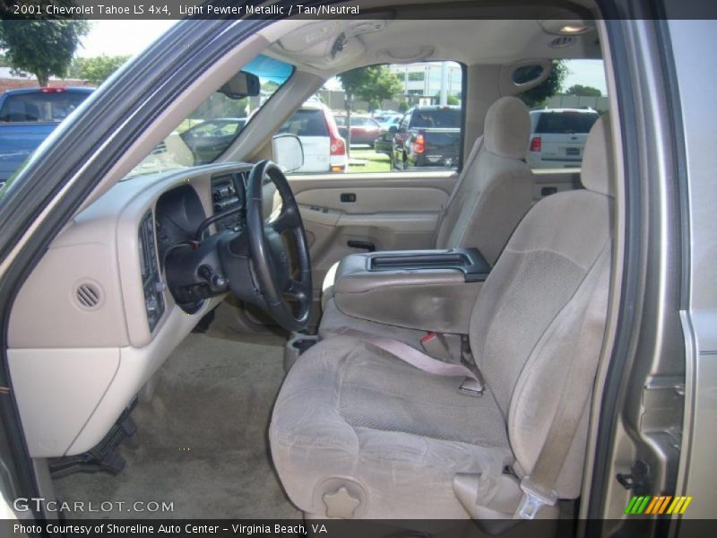 Light Pewter Metallic / Tan/Neutral 2001 Chevrolet Tahoe LS 4x4