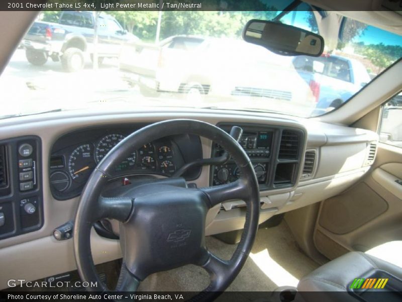 Light Pewter Metallic / Tan/Neutral 2001 Chevrolet Tahoe LS 4x4