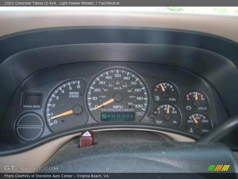 Light Pewter Metallic / Tan/Neutral 2001 Chevrolet Tahoe LS 4x4