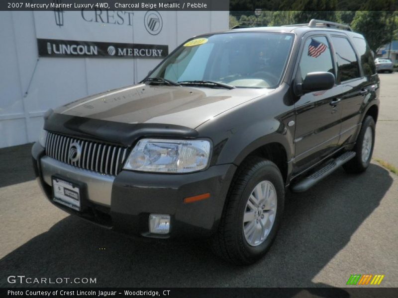 Charcoal Beige Metallic / Pebble 2007 Mercury Mariner Luxury 4WD