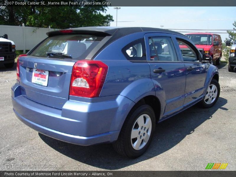 Marine Blue Pearl / Pastel Slate Gray 2007 Dodge Caliber SE