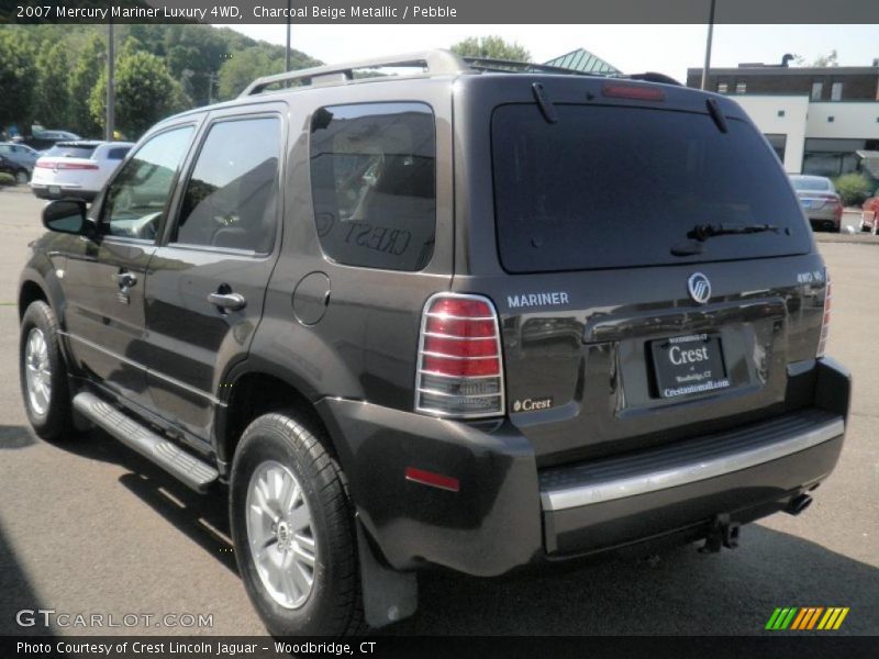 Charcoal Beige Metallic / Pebble 2007 Mercury Mariner Luxury 4WD