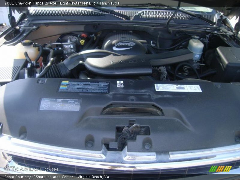 Light Pewter Metallic / Tan/Neutral 2001 Chevrolet Tahoe LS 4x4