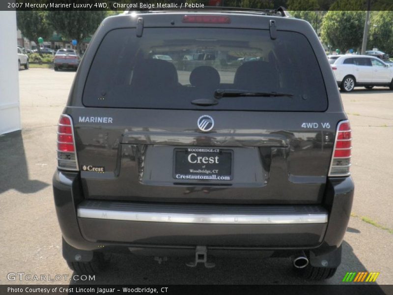 Charcoal Beige Metallic / Pebble 2007 Mercury Mariner Luxury 4WD