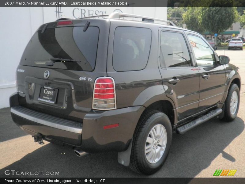 Charcoal Beige Metallic / Pebble 2007 Mercury Mariner Luxury 4WD