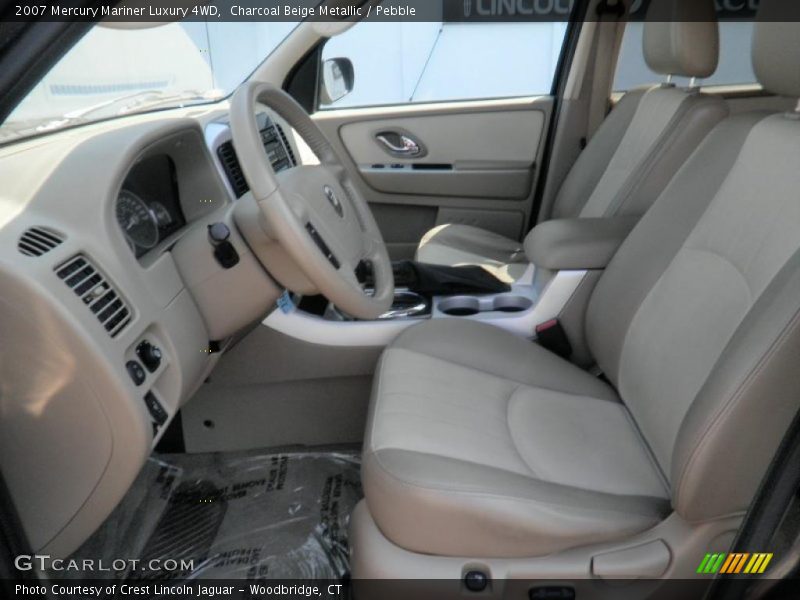 Charcoal Beige Metallic / Pebble 2007 Mercury Mariner Luxury 4WD