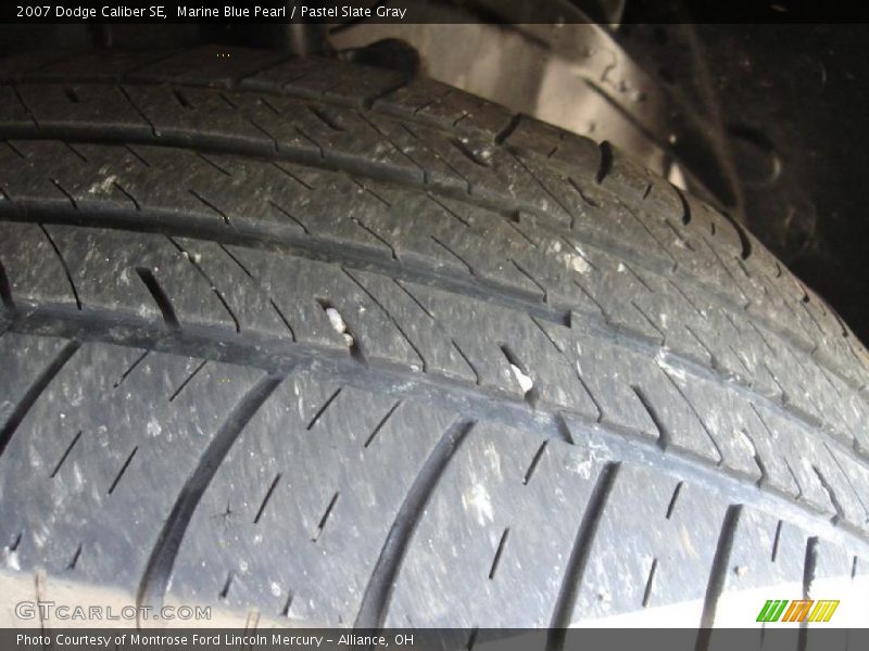 Marine Blue Pearl / Pastel Slate Gray 2007 Dodge Caliber SE