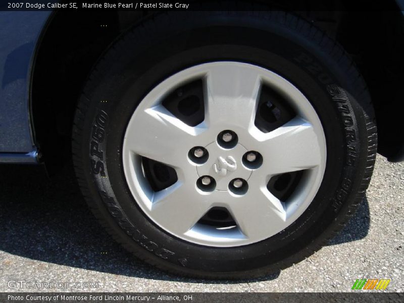 Marine Blue Pearl / Pastel Slate Gray 2007 Dodge Caliber SE
