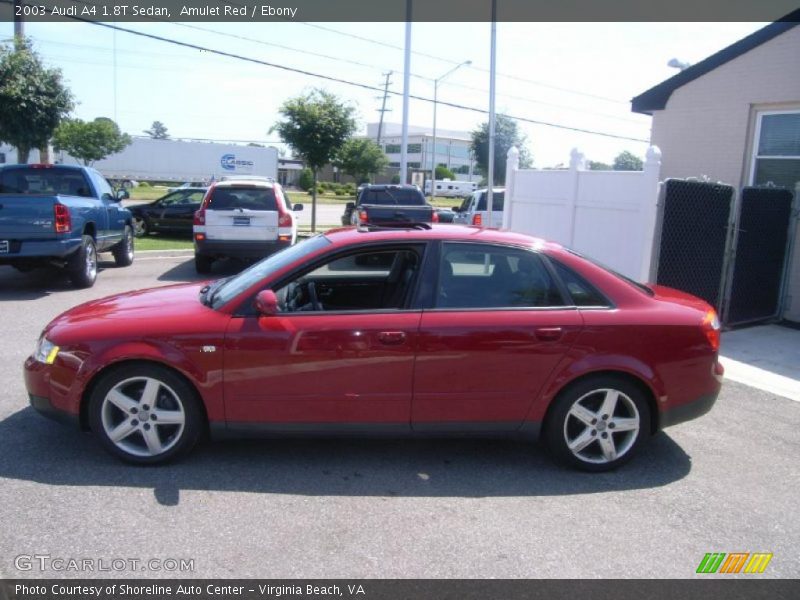 Amulet Red / Ebony 2003 Audi A4 1.8T Sedan