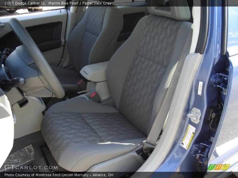 Marine Blue Pearl / Pastel Slate Gray 2007 Dodge Caliber SE