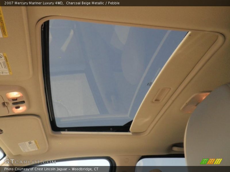 Charcoal Beige Metallic / Pebble 2007 Mercury Mariner Luxury 4WD