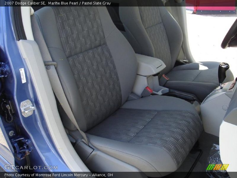 Marine Blue Pearl / Pastel Slate Gray 2007 Dodge Caliber SE