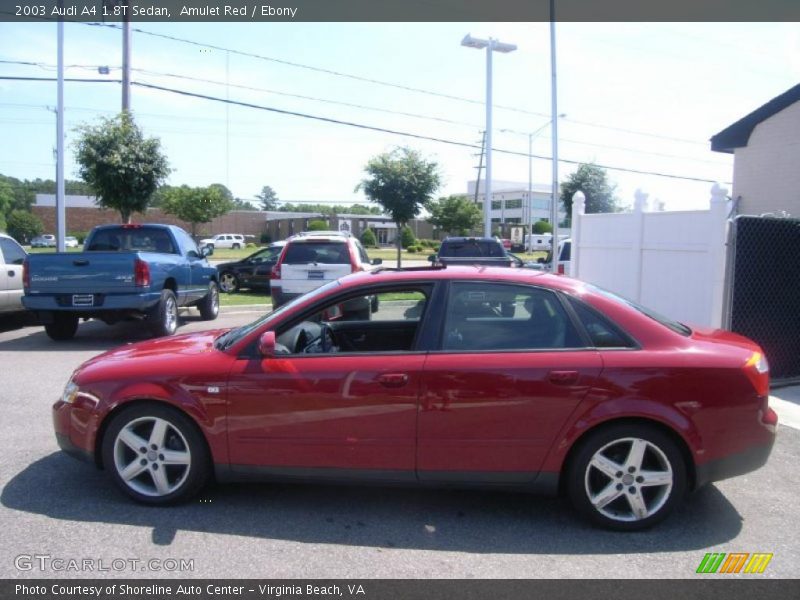 Amulet Red / Ebony 2003 Audi A4 1.8T Sedan