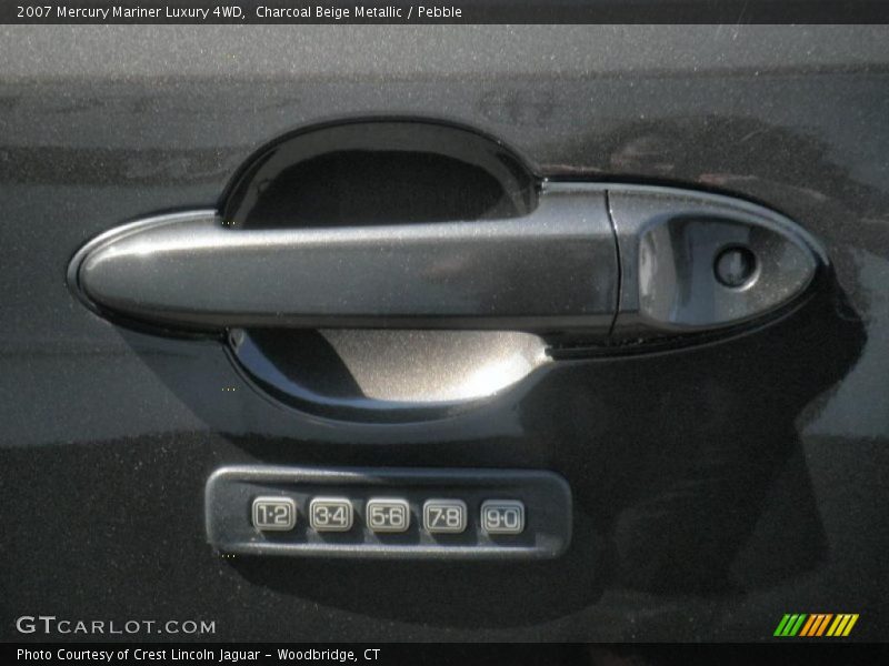 Charcoal Beige Metallic / Pebble 2007 Mercury Mariner Luxury 4WD