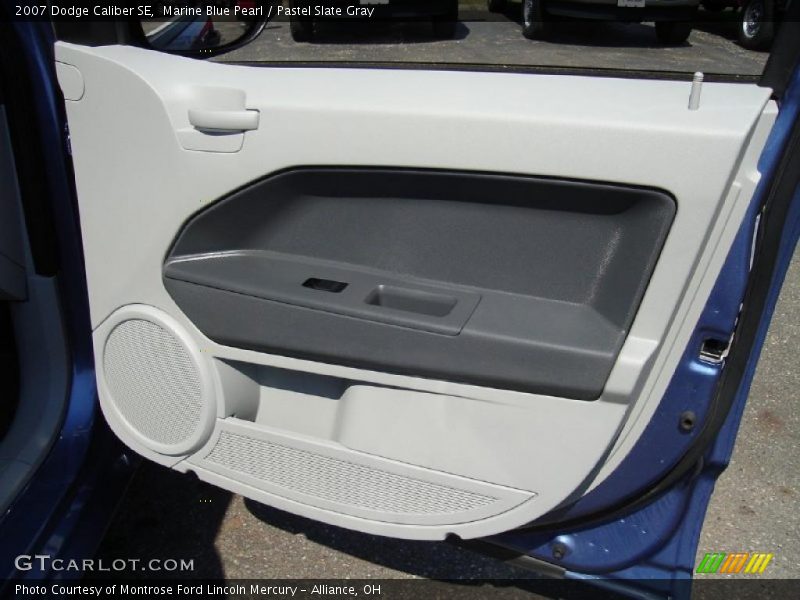 Marine Blue Pearl / Pastel Slate Gray 2007 Dodge Caliber SE