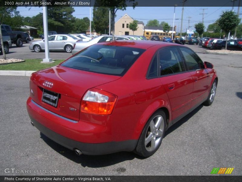 Amulet Red / Ebony 2003 Audi A4 1.8T Sedan