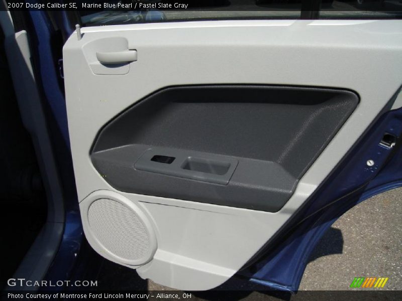 Marine Blue Pearl / Pastel Slate Gray 2007 Dodge Caliber SE