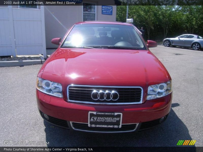 Amulet Red / Ebony 2003 Audi A4 1.8T Sedan