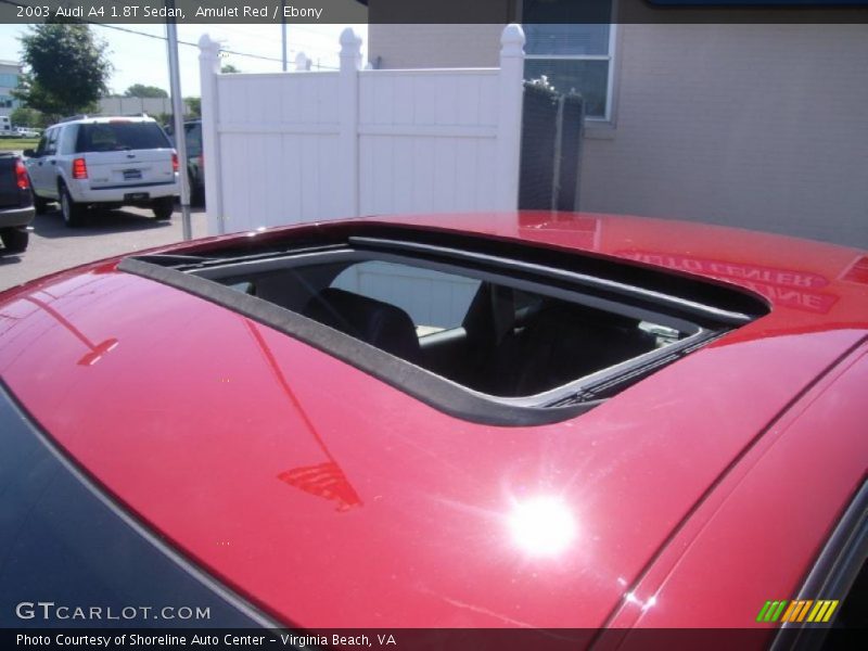 Amulet Red / Ebony 2003 Audi A4 1.8T Sedan