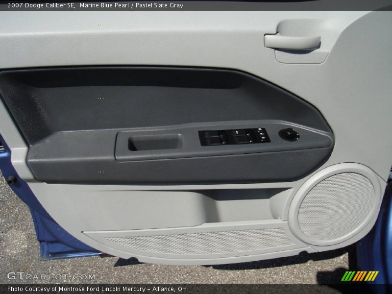 Marine Blue Pearl / Pastel Slate Gray 2007 Dodge Caliber SE