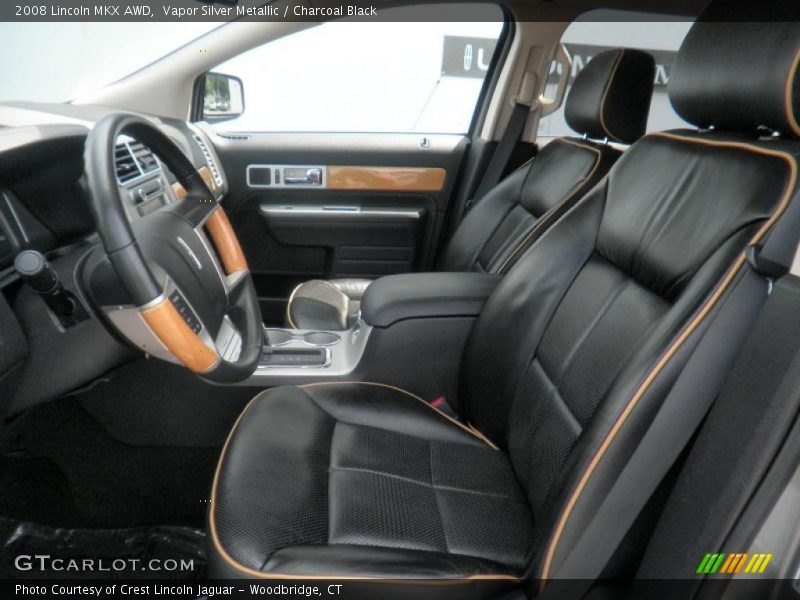 Vapor Silver Metallic / Charcoal Black 2008 Lincoln MKX AWD