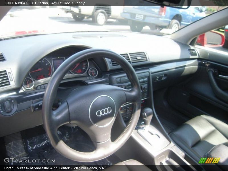 Amulet Red / Ebony 2003 Audi A4 1.8T Sedan