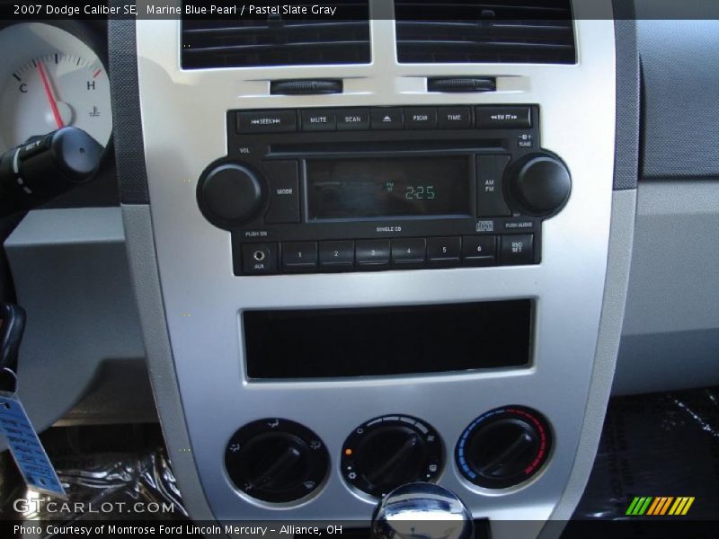 Marine Blue Pearl / Pastel Slate Gray 2007 Dodge Caliber SE