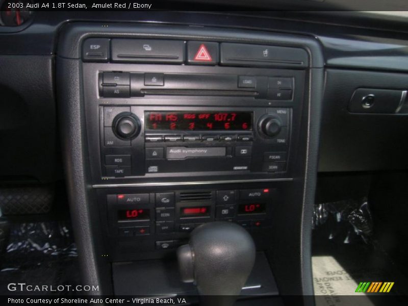 Amulet Red / Ebony 2003 Audi A4 1.8T Sedan